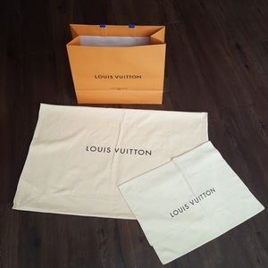 Louis Vuitton bag and dust covers